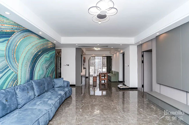 165㎡四居室，將藝術(shù)搬進(jìn)現(xiàn)實(shí)，用簡約締造生活